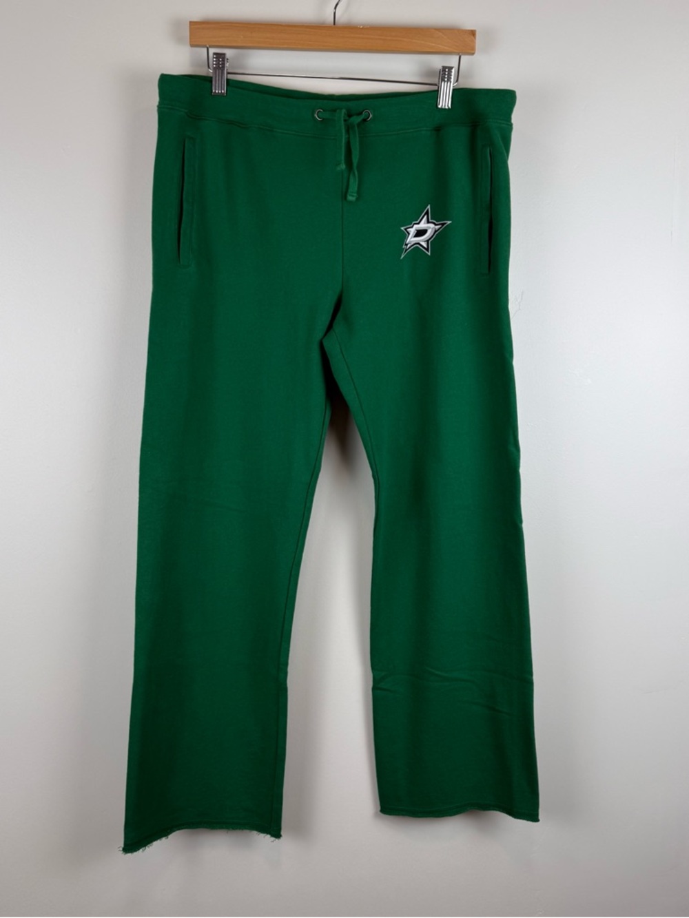 Fanatics NHL Dallas Stars Size XL Green Sweatpants Joggers Women's